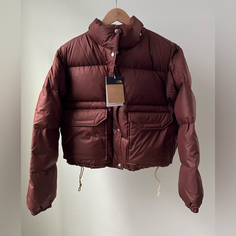 The North Face Women’s 71 Sierra Down short jacket in Dark Oka - Picture 2 of 13